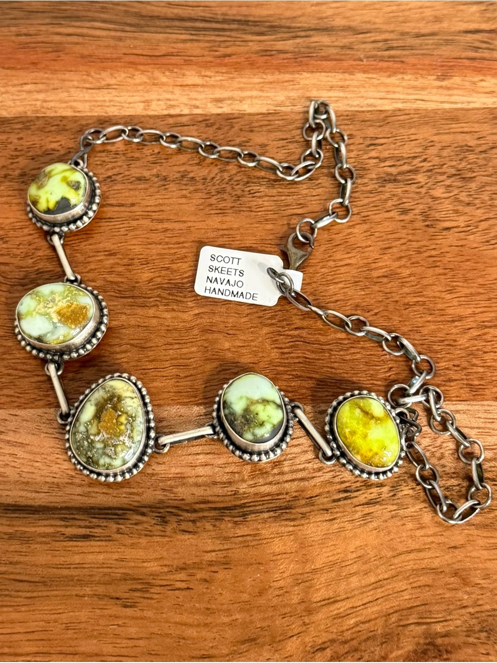 NWT Scott Skeets Navajo Handmade Palomino Choker